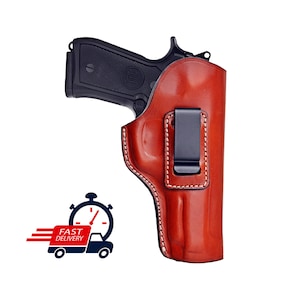 Handmade Leather IWB Holster: Concealed Carry for Kimber Micro 9
