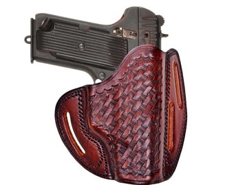 Doruk Leather IWB Holster For Tokarev TT-33 - Vegetal Leather Gun Belt Holster