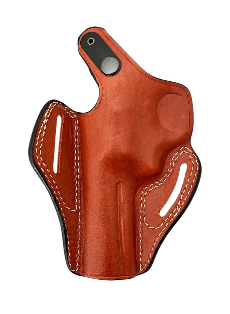 1791 GUNLEATHER Leather Gun Holster - 3 Way OWB Right Handed Thumb Break Holster - Fits Glock 17 1791 GUNLEATHER Leather Gun Holster - 3 Way OWB Right Handed Thumb Break Holster - Fits Glock 17