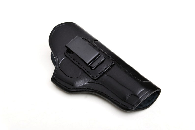 Leather IWB Holster Fits Cz 75B, Cz 75D, Cz SP01, Cz P01, Cz P07, Cz P10S, Cz Shadow 2, Cz 2075 Rami Concealed Carry Holster image 6