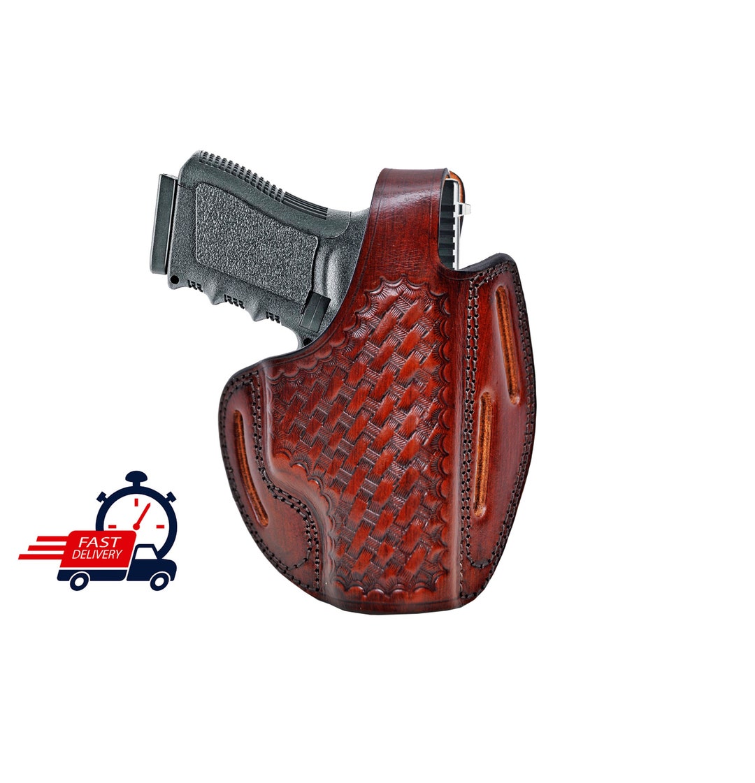 IWB Kydex Holster With Claw For Glock 19, 19X, 26, 44, 45, 23, 32 - Right Hand, Inside Waistband Concealment