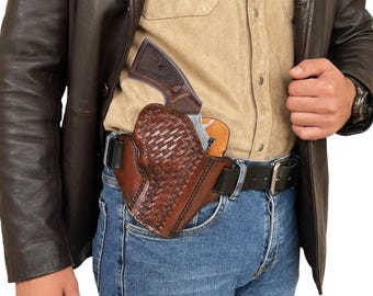 Leather Holster for Colt Python, King Cobra & Viper - Premium Leather - Fast Draw