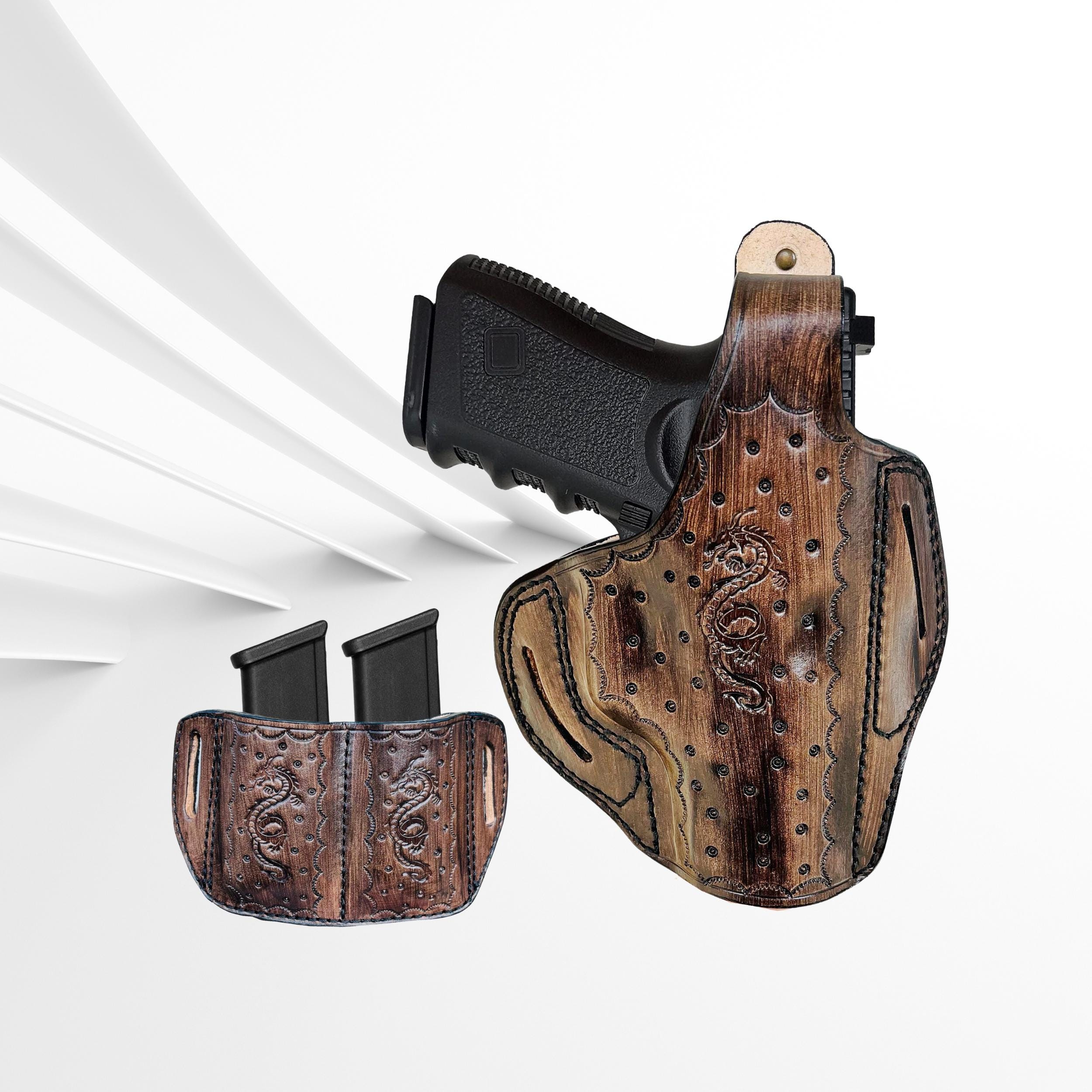 Custom Leather Holster Fits Beretta 92FS, F92, 92X Performance, M9