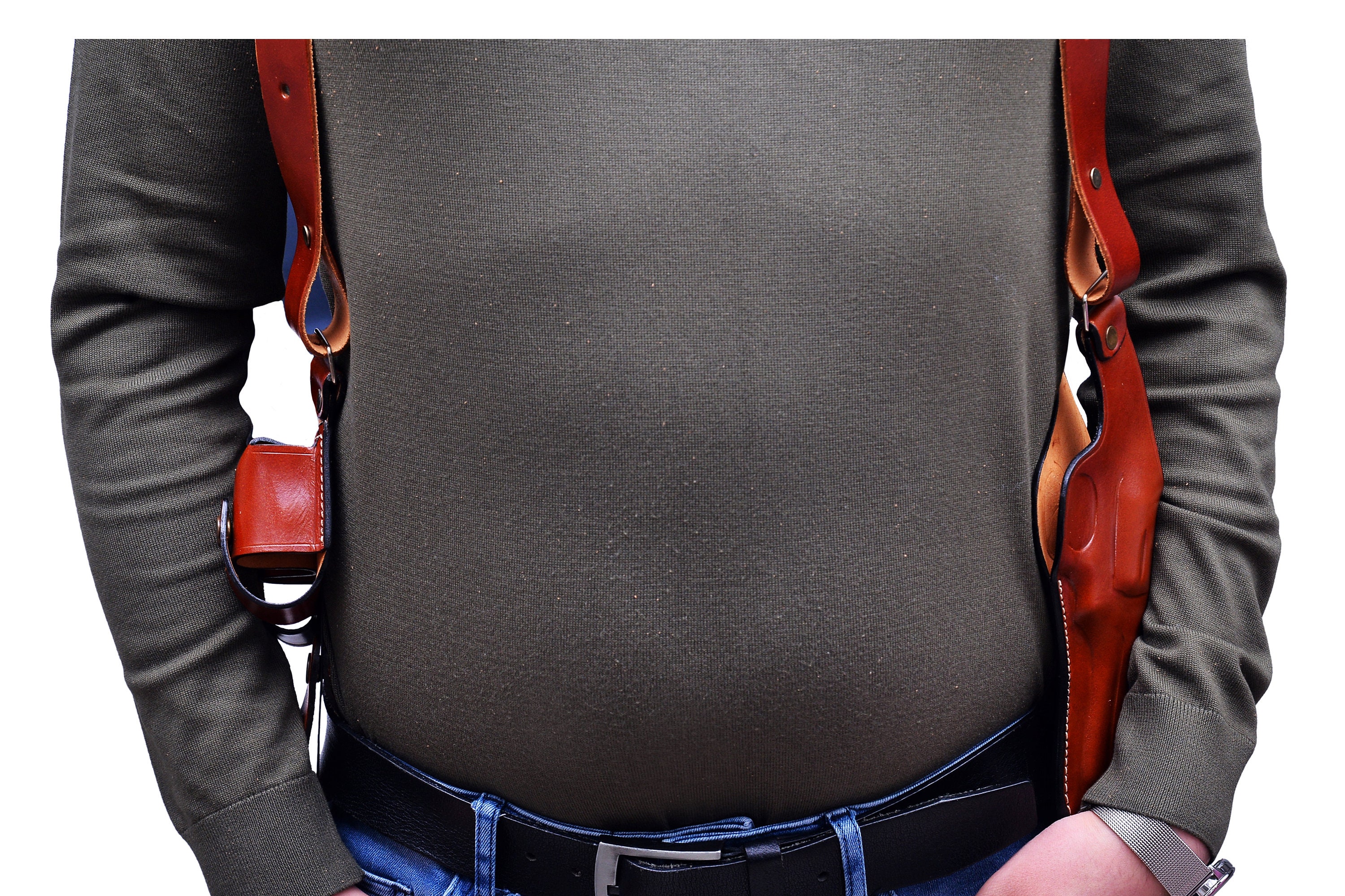 Leather Shoulder Holster Fits Colt Python 357 Mag. Colt King Etsy