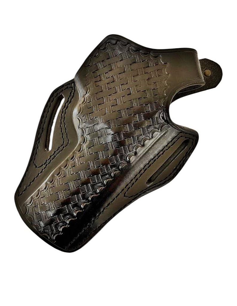 Étui en cuir pour Ruger GP100, SP101 357 Mag - natté image 10