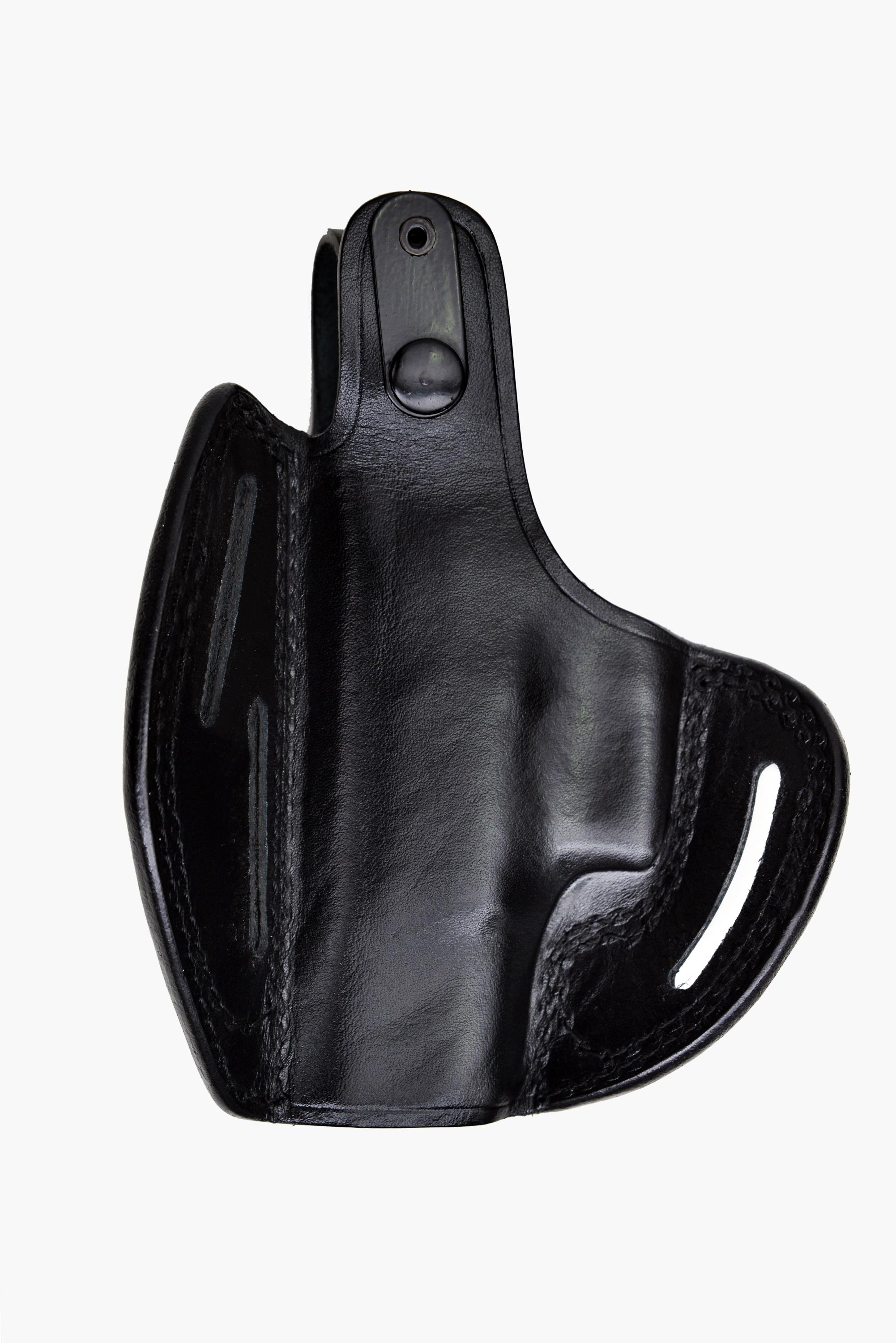 Étui Ceinture Cuir Véritable Pour Browning HP Et 1911 - Style 3 Fentes, Port Droit OWB