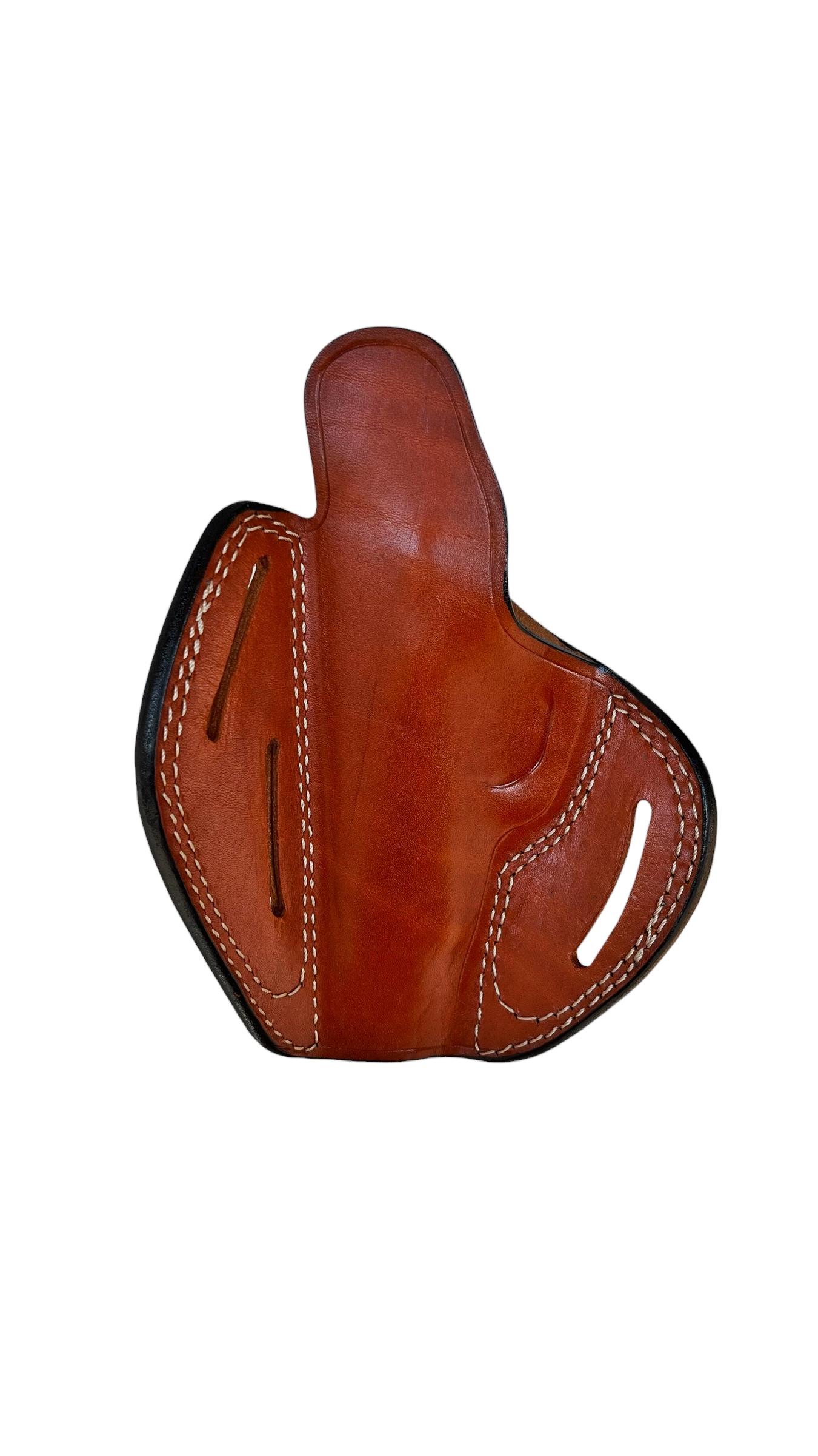 ルガー LCP 380 オート用レザーホルスター、プレミアムレザー、3