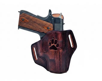 ベレッタ F92、92FS、M9、92X、Px4 Strom 用レザーホルスター - ダブル