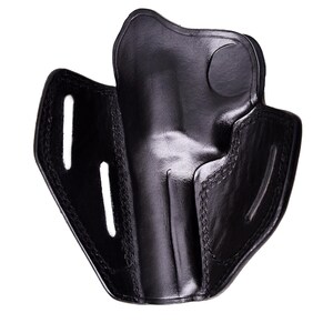 Leather Holster Fits Ruger GP100, SP101 - 3 Slot Belt Loops - OWB Belt image 11