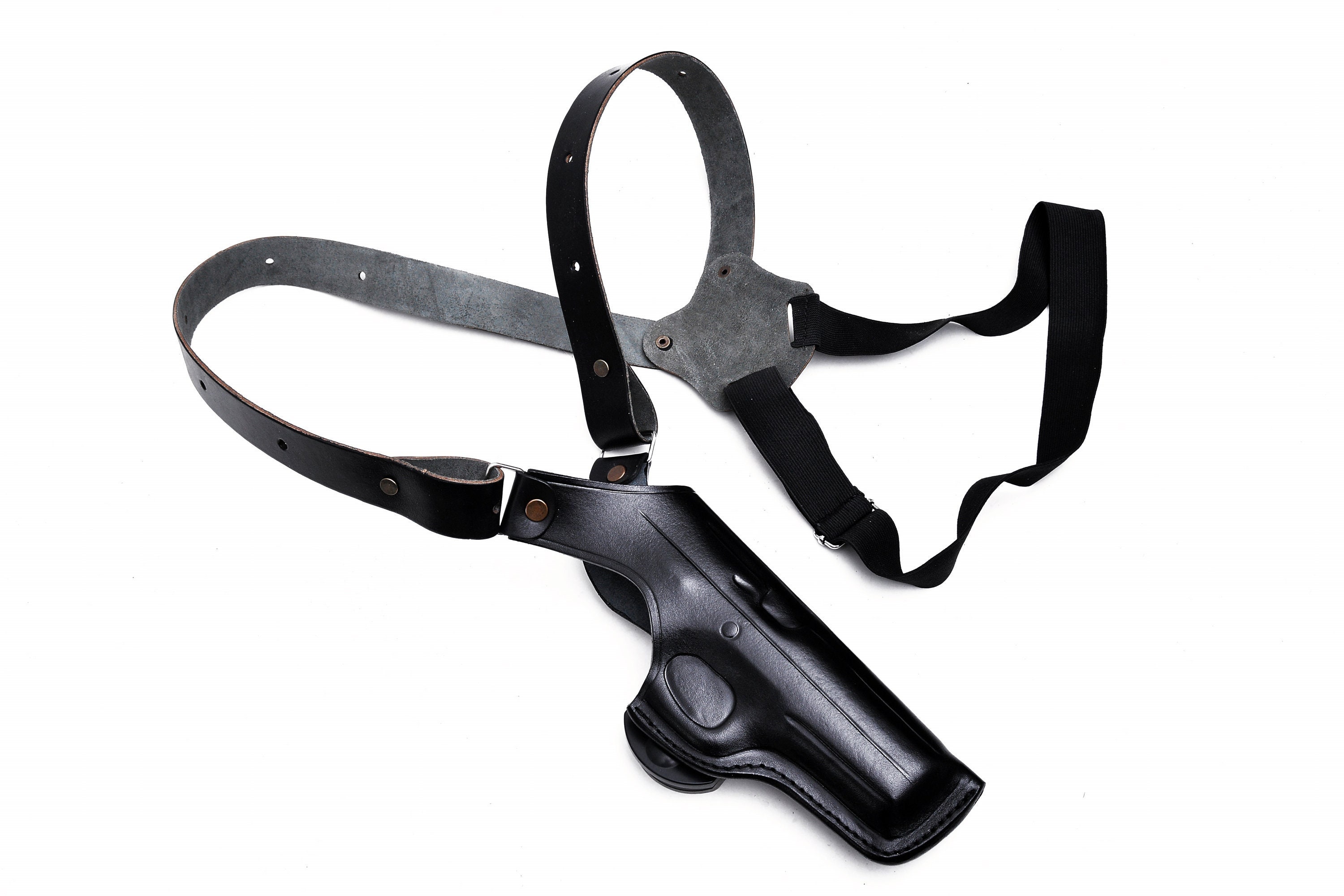 Leather Shoulder Holster Fits Taurus G2S-G2C-G3C |  Genuine Leather | Vertical Gun Holster |  Handmade