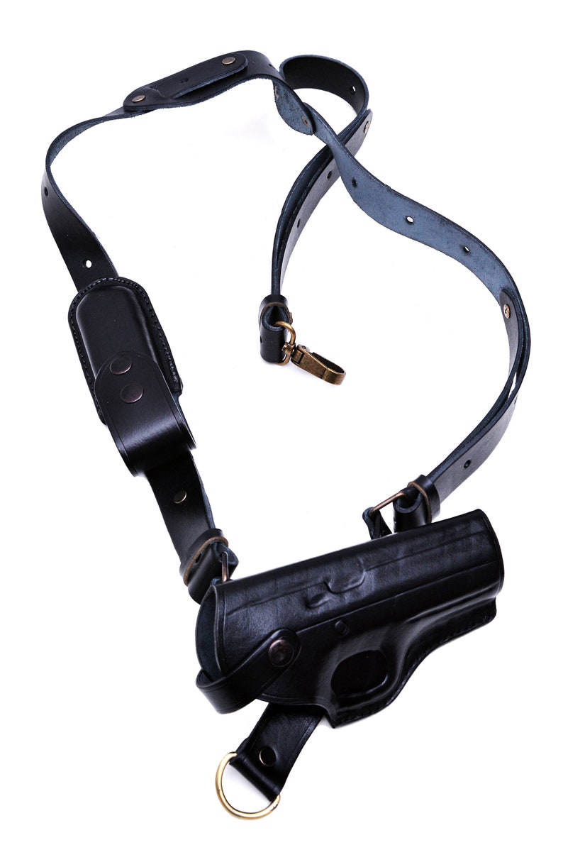 1911 Leather Chest Holster Kimber Colt S&W Remington Etsy