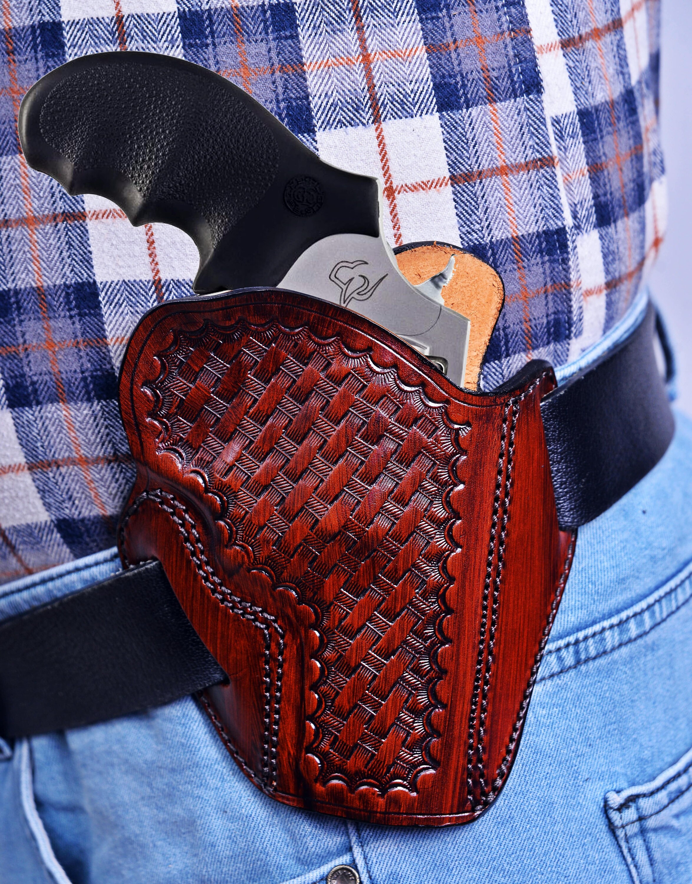 Leather Holster Fits Taurus 856 Defender Taurus Models 605 Etsy