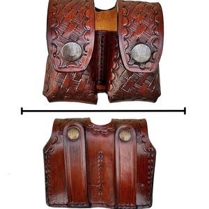 Étui en cuir pour Ruger GP100, SP101 357 Mag - natté image 8