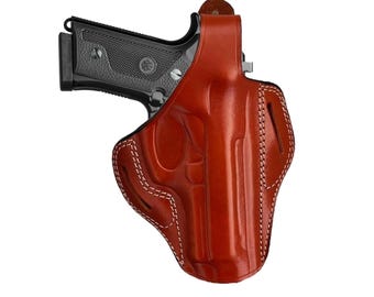 Leather Holster Fits Browning HP or Browning 1911, Premium Leather