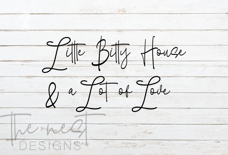 Little Bitty House And A Lot Of Love Lyrics