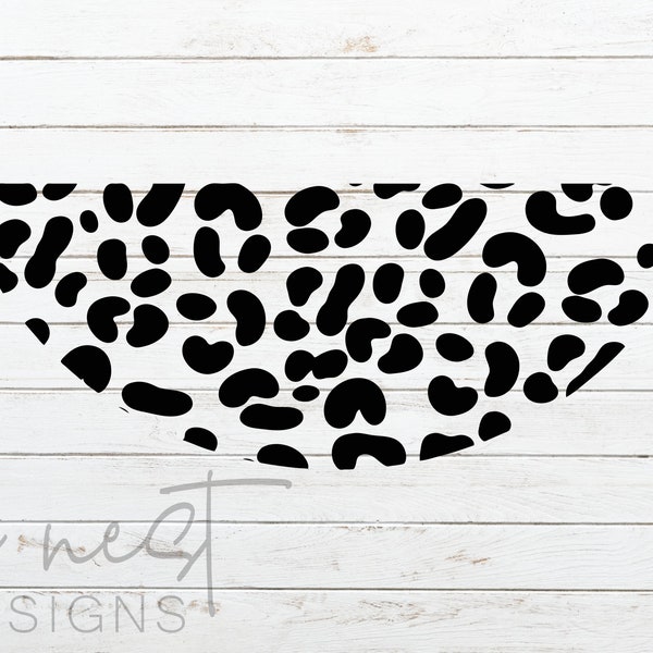 Cheetah Print SVG| Door Hanger SVG | Cricut Project | Silhouette | Farmhouse Signs