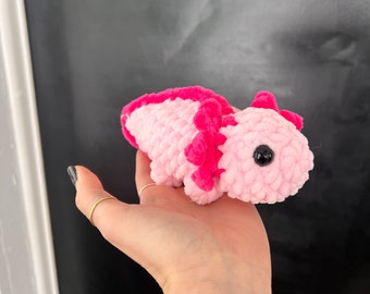 Crochet Customizable Axolotl Plushie