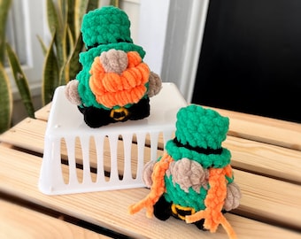 Lucky & Lucy 2 in 1 No Sew Leprechaun St. Patrick's Day Crochet Pattern