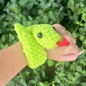 Crochet Snap Bracelet Snake
