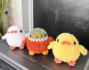 Crochet Baby Duck Plushies