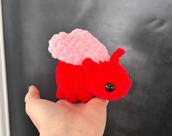 Crochet Love Bug Plushie