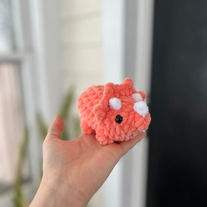 Crochet Triceratops Plushie