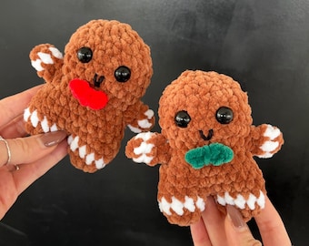 Crochet Gingerbread Man Plushie