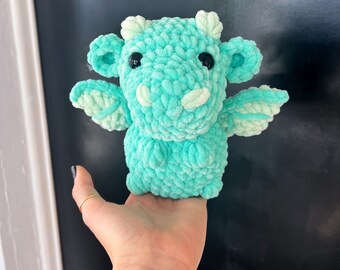 Crochet Baby Dragon Plushie