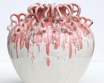Sculptural Ceramic Vase | One-of-a-Kind Contemporary Stoneware Art I Reserved-do not buy