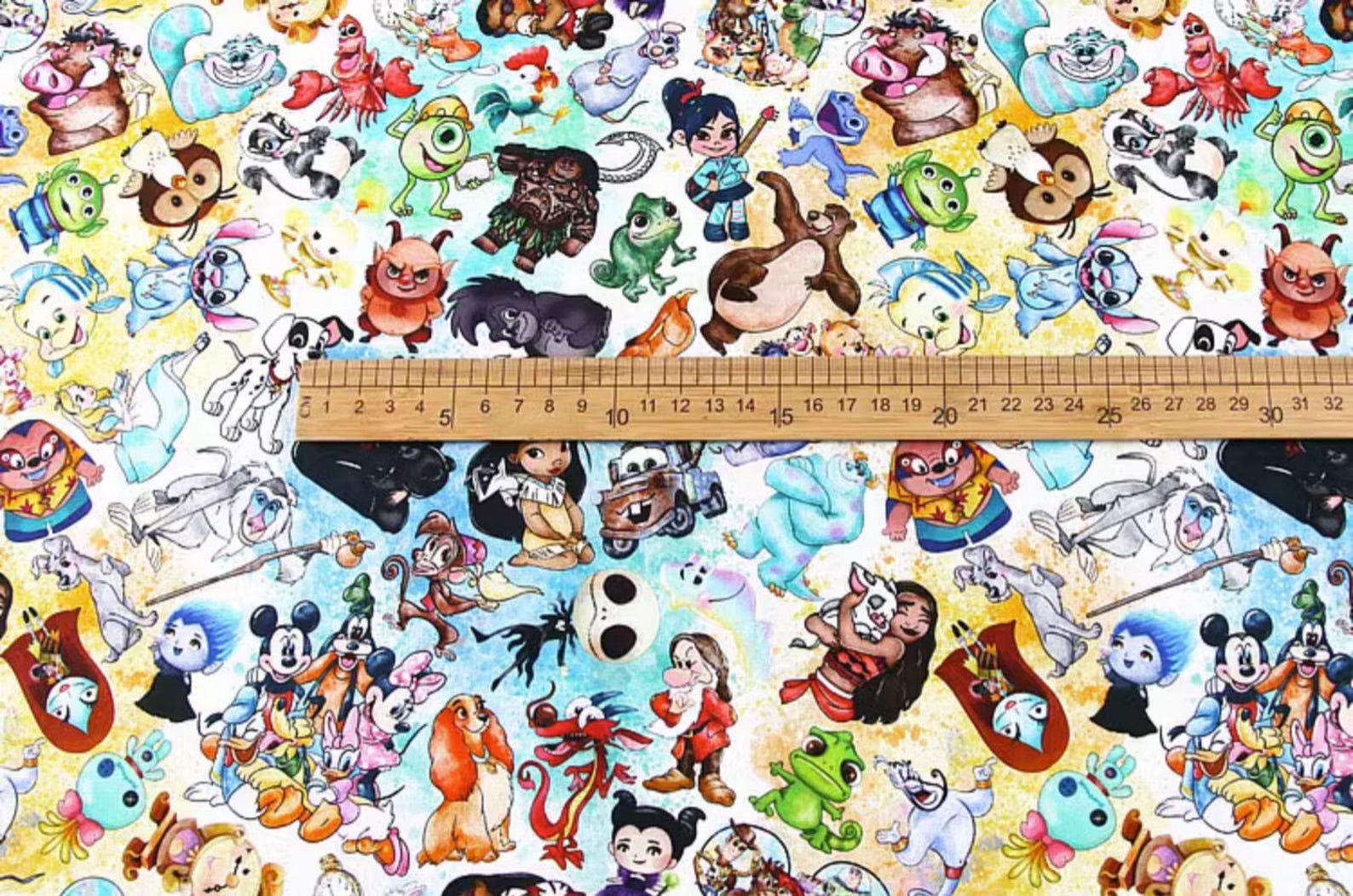 Disney Characters Fabric Disney Cartoon Fabric Cartoon Fabric Cotton ...