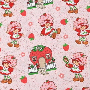 Strawberry Shortcake Stoff Cartoon-Stoff Baumwoll-Gewebe von der 45 cm