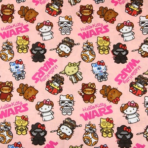 Hello Kitty Fabric Cat Lucky Kitty Fabric Cartoon Fabric Cotton Fabric By The 45cm