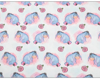 Winnie the Pooh Fabric Eeyore Cartoon Fabric Cotton Fabric By The 45cm