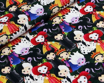 Disney Villains Fabric Cartoon Fabric Cotton Fabric By The Half Yard