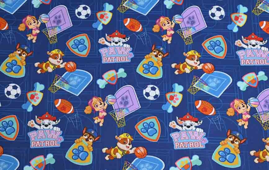 Paw patrol shop jersey fabric