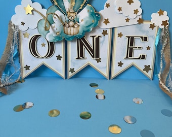 Banner UNO, Banner de silla alta de oso, Fiesta UNO, Primer cumpleaños de oso, Decoración de cumpleaños de oso, Decoración de primera fiesta