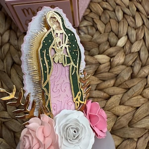 Lady of Guadalupe Ornament, Altar Lady of Guadalupe , Favor Lady of Guadalupe, Lady of Guadalupe Personalized, Baptism Lady of Guadalupe