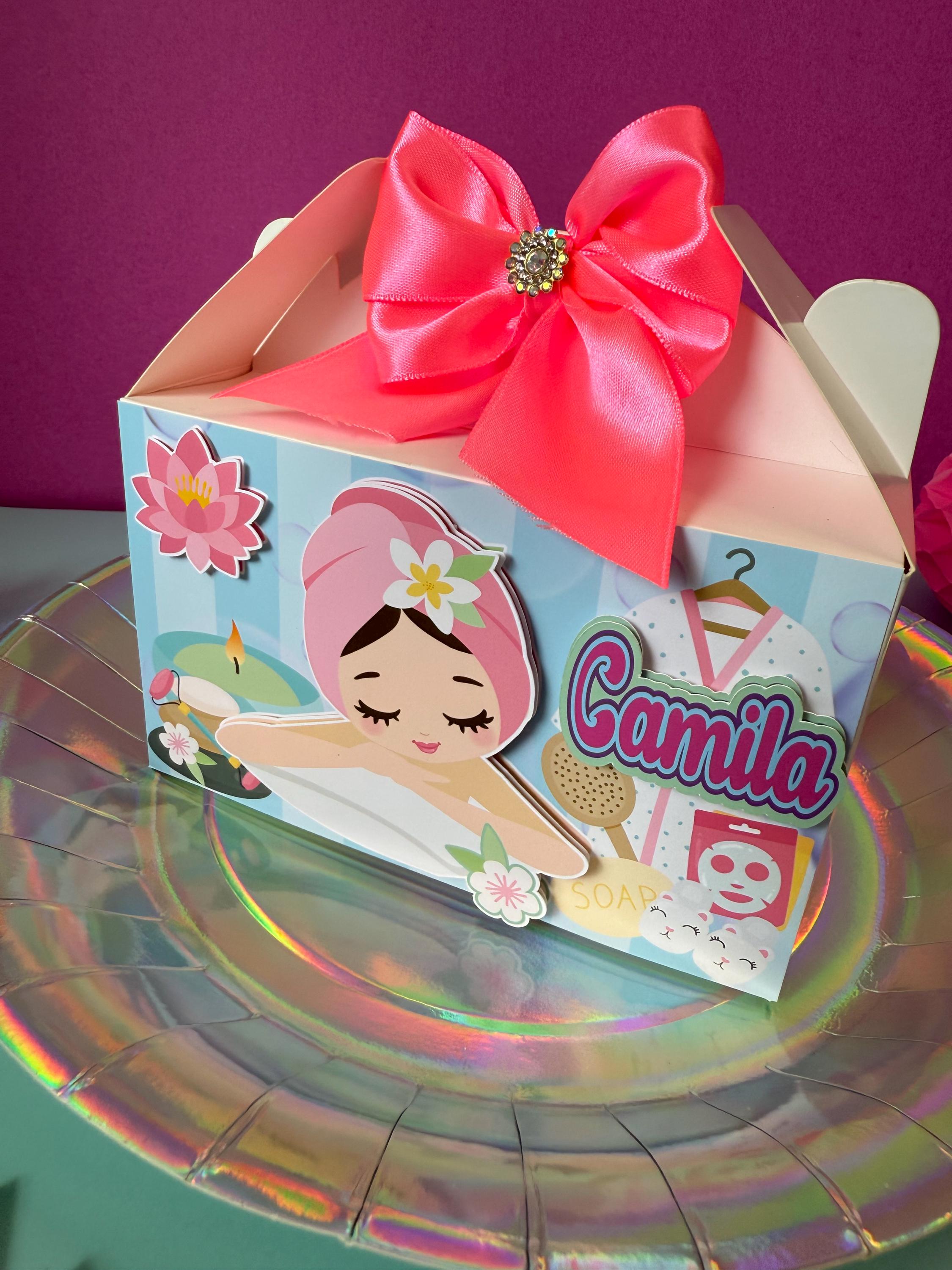 Spa Party Candy Boxes, Spa Goodie Bags, Spa Party Favors, Spa Birthday ...