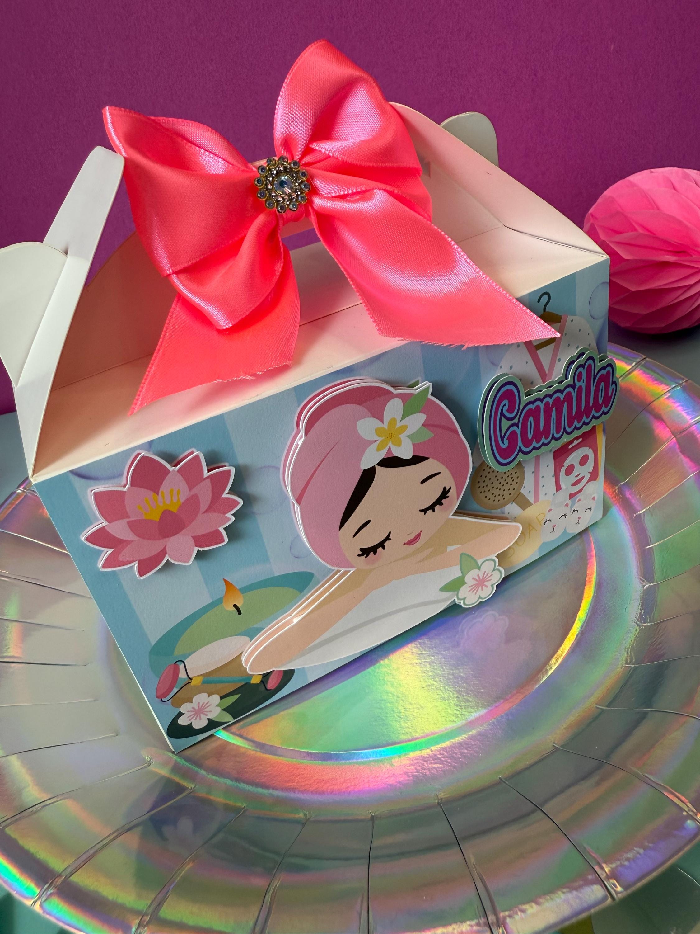 Spa Party Candy Boxes, Spa Goodie Bags, Spa Party Favors, Spa Birthday ...