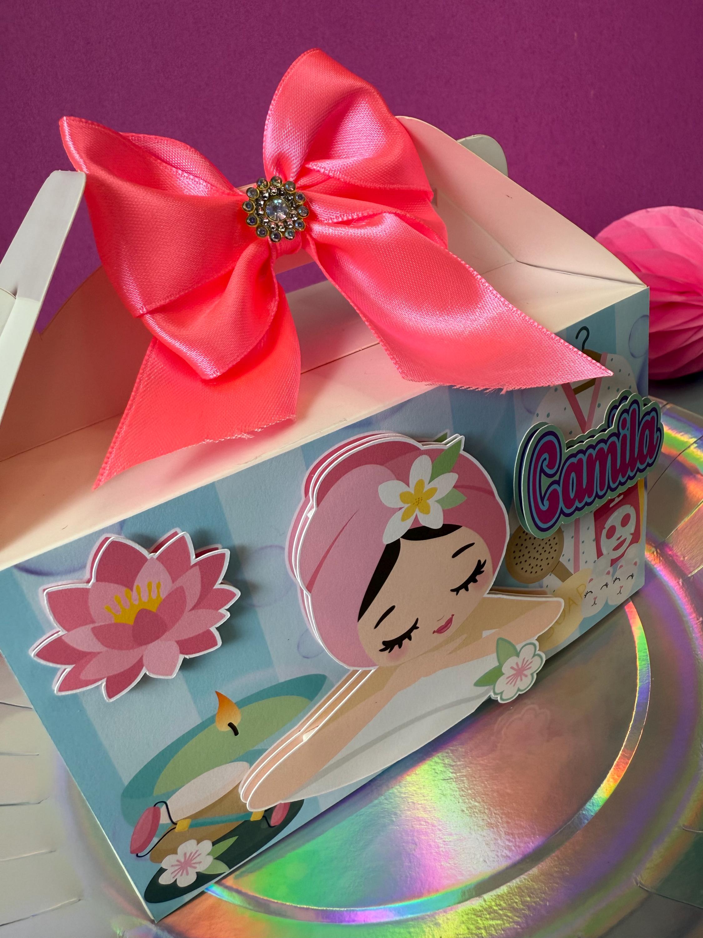 Spa Party Candy Boxes, Spa Goodie Bags, Spa Party Favors, Spa Birthday ...