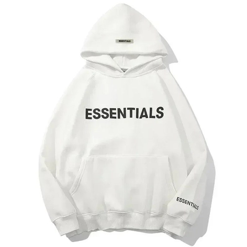 Essential Hoodie Biały