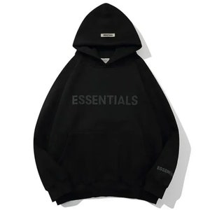 Essential Hoodie Czarny