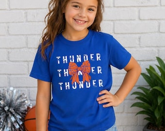 Oklahoma City Thunder Basketball Kids Tee | Sports Graphic Shirt