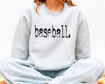 Baseball Crewneck Sweatshirt, Baseball Gameday