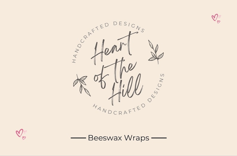 2 Pack Handmade Beeswax Food Wrap 2 Medium, floral botanical eco-friendly beeswax organic reusable compostable gift zero waste local image 9