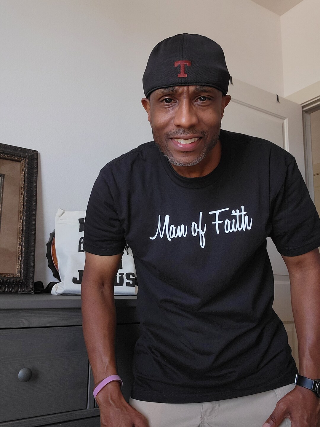 Man of Faith Tshirt Faith Tshirt Christian Clothing Man of Faith Move