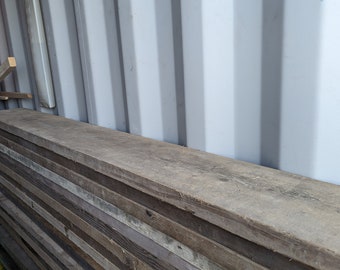 Reclaimed scaffold boards , unfinished boards , cut to size boards , furniture timber