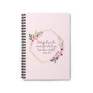 Esther 4:14 Spiral Notebook