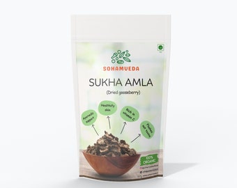 Sohamveda Dried Gooseberry 200gm pack ( sukha amla)