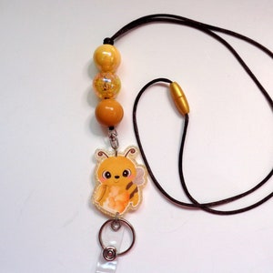 Bee with Honey Lanyard
